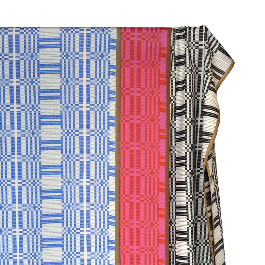 Astrid Weave Cotton - Pink/Red - Image 3