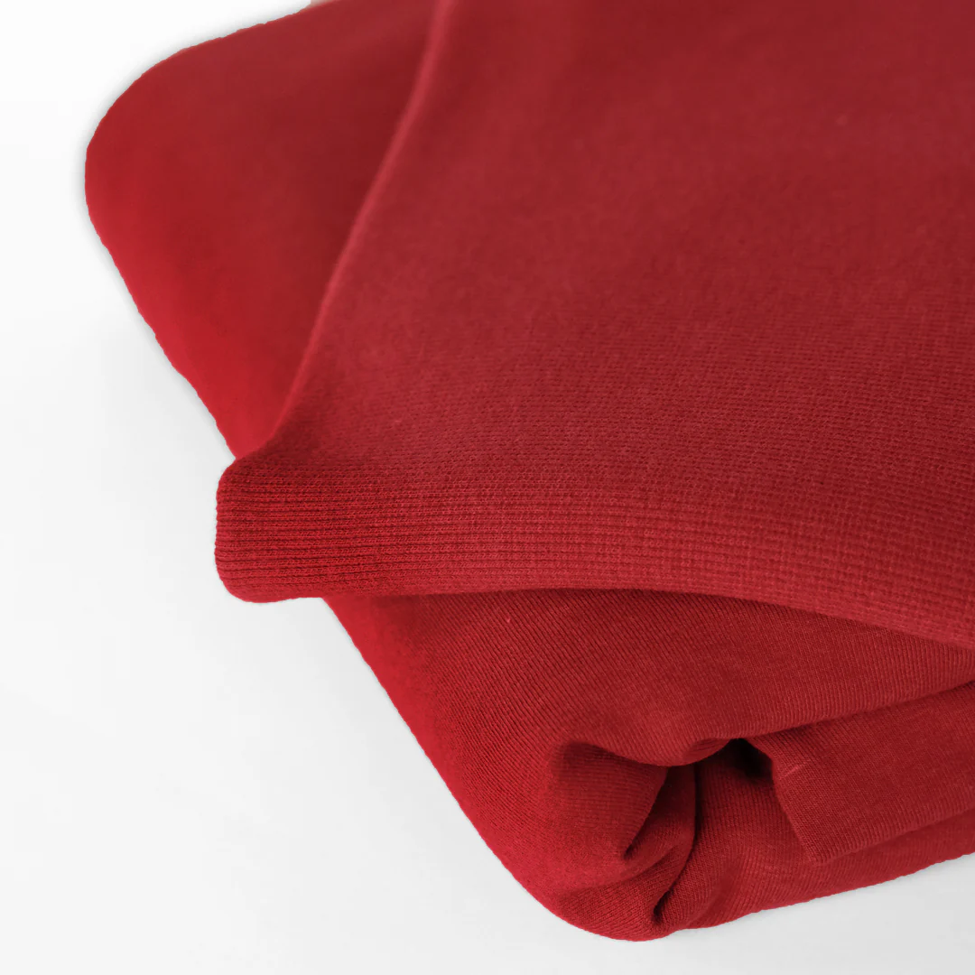 Bamboo & Cotton 2x2 Ribbing - Classic Red - Image 2