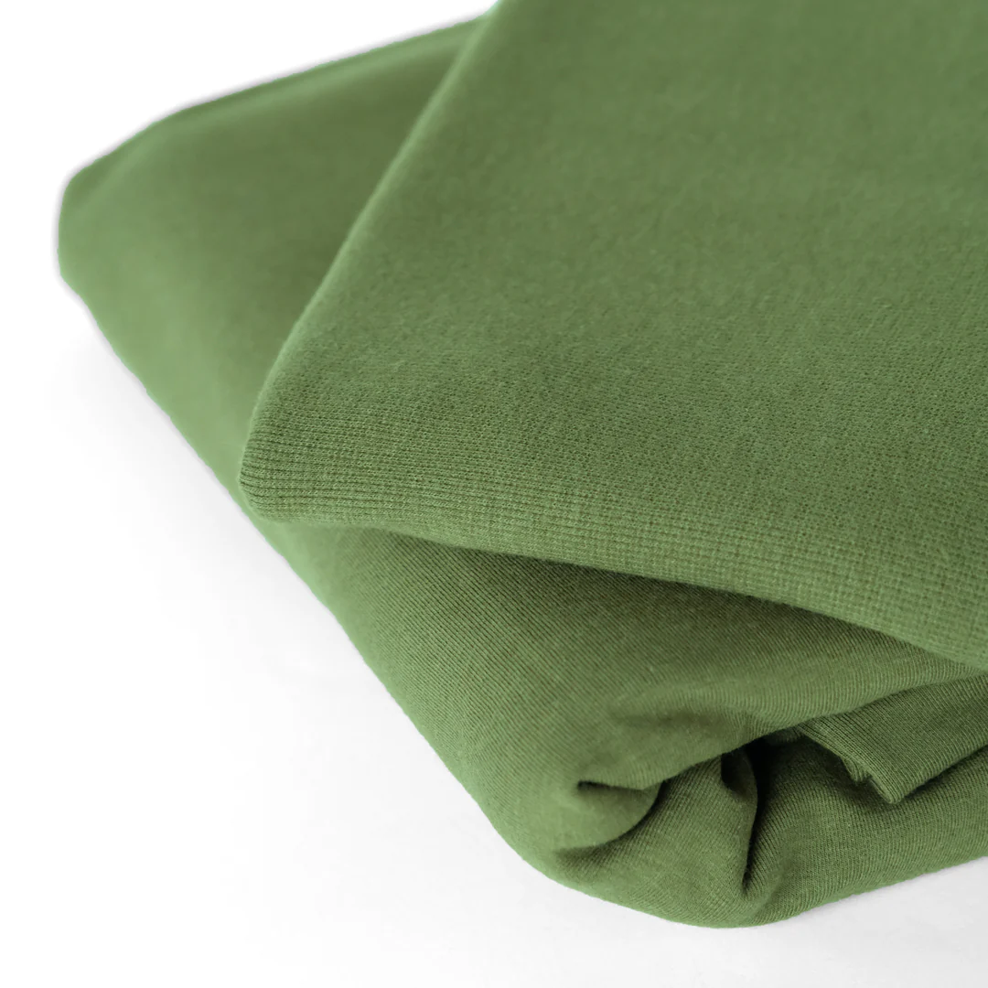 Bamboo & Cotton 2x2 Ribbing - Grass - Image 2