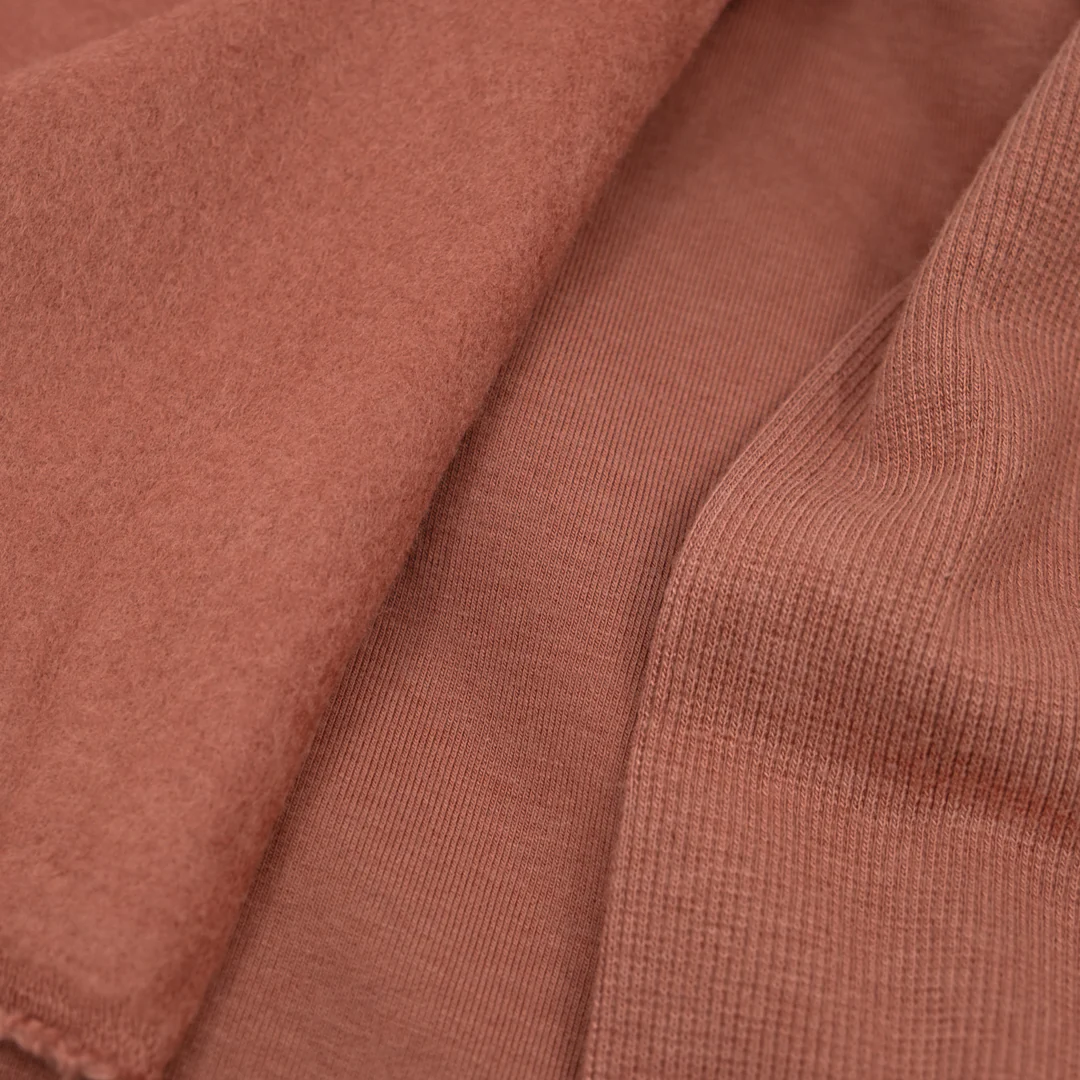 Bamboo & Cotton 2x2 Ribbing - Rosewood - Image 2