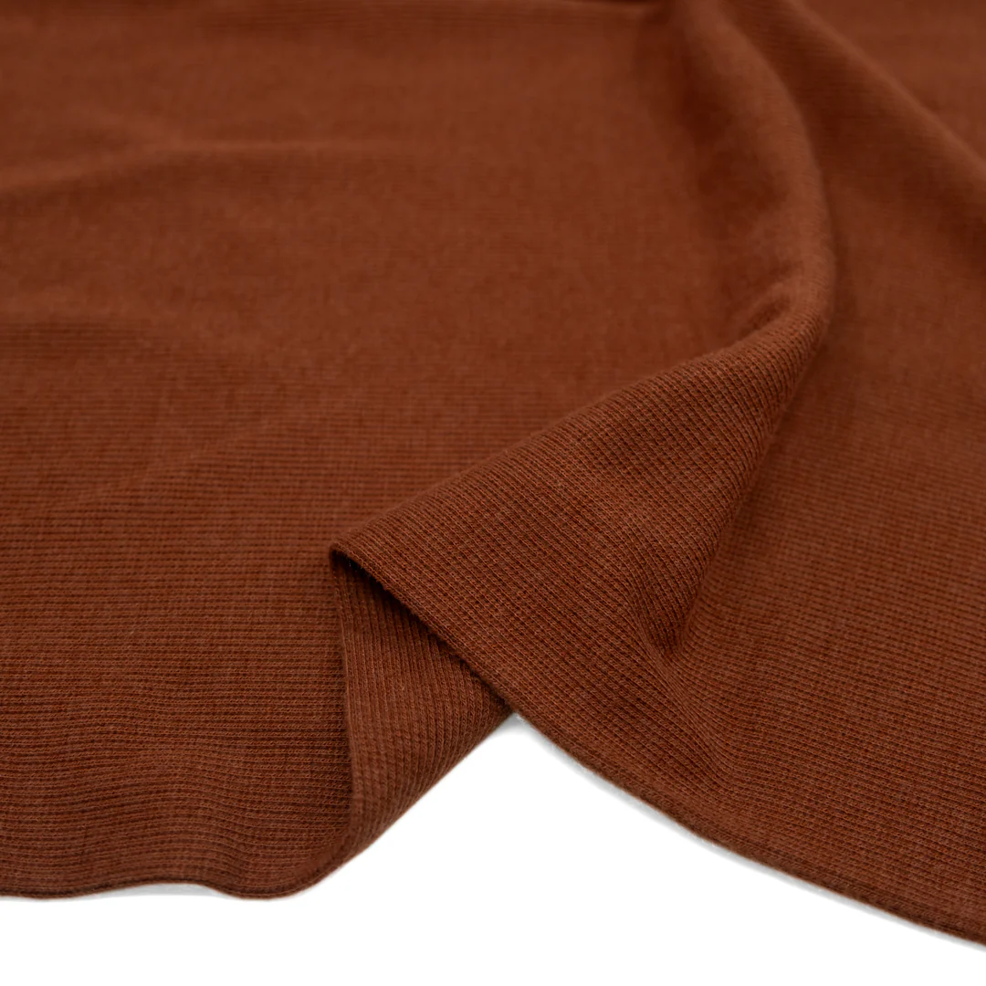 Bamboo & Cotton 2x2 Ribbing - Toffee