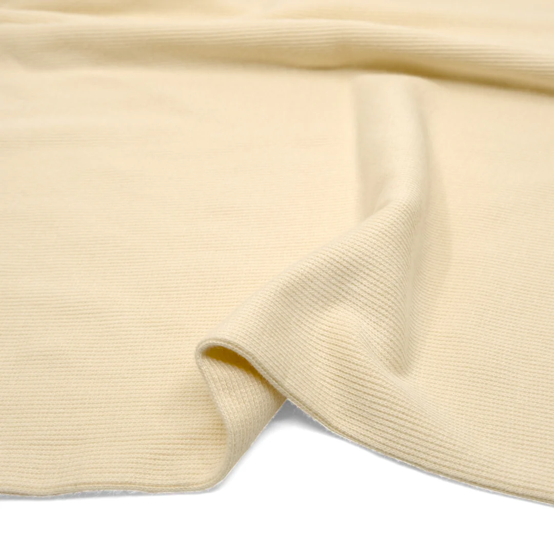 Bamboo & Cotton 2x2 Ribbing - Vanilla
