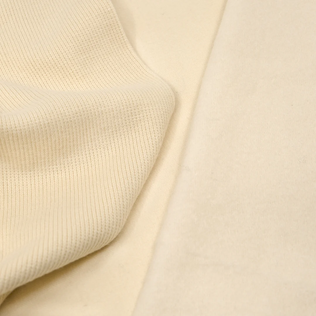 Bamboo & Cotton 2x2 Ribbing - Vanilla - Image 2