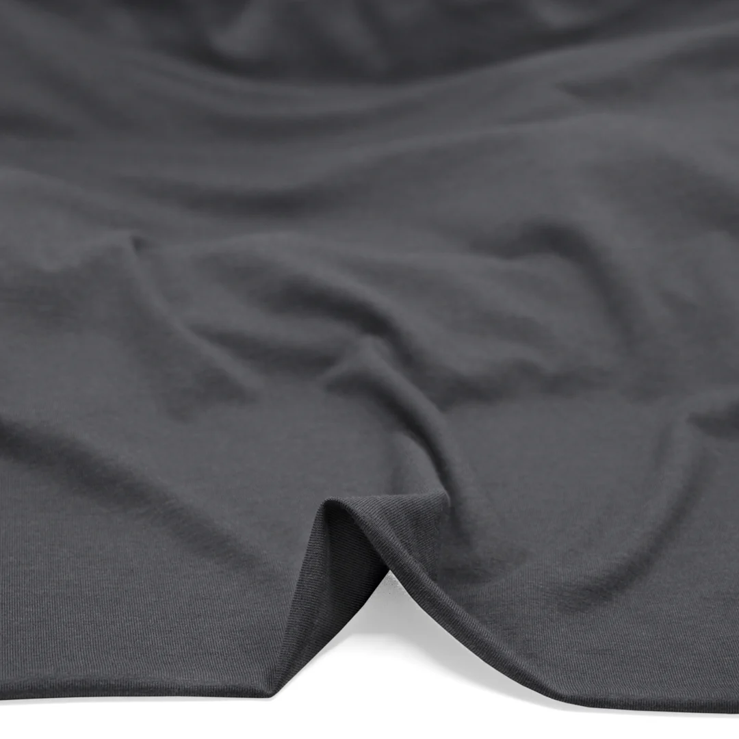 Bamboo Cotton Jersey - Ash - Image 2