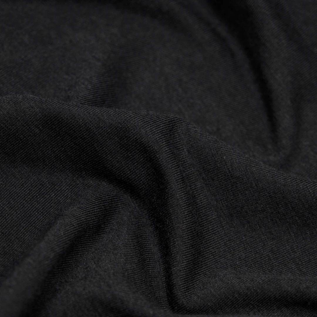 Bamboo Cotton Jersey - Black