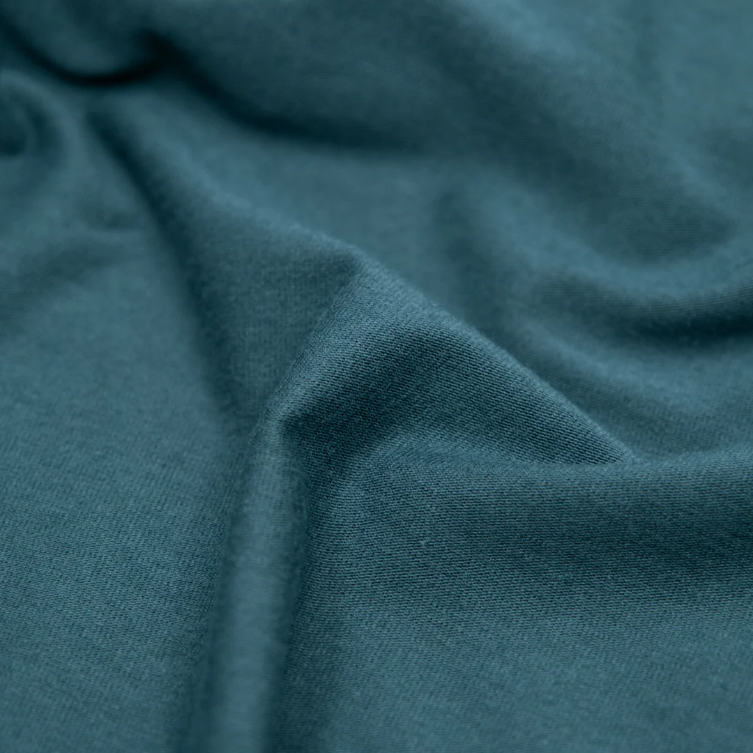 Bamboo Cotton Jersey - Lake
