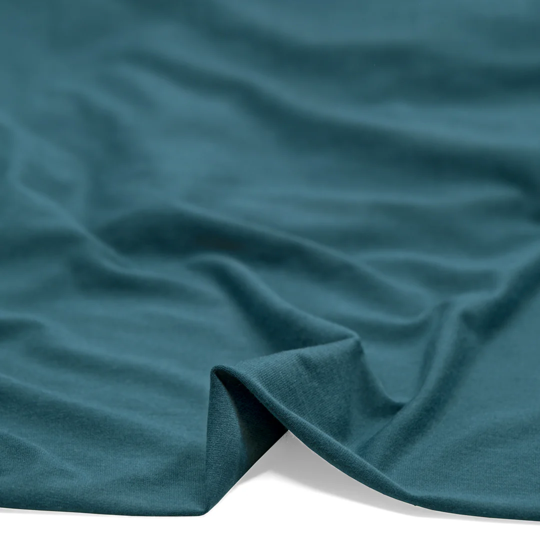 Bamboo Cotton Jersey - Lake - Image 2