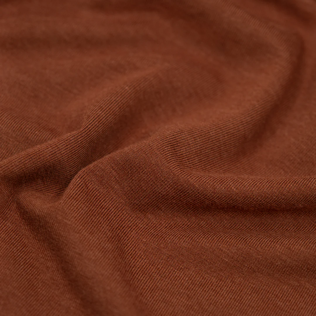 Bamboo Cotton Jersey - Toffee