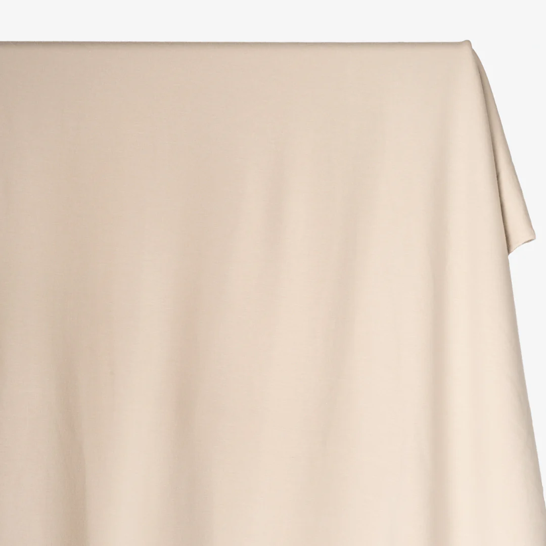 Bamboo & Cotton Stretch Fleece - Shell - Image 3