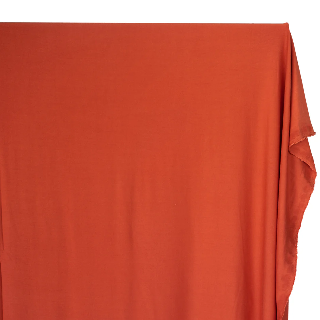 Bamboo Jersey Knit - Blood Orange - Image 2