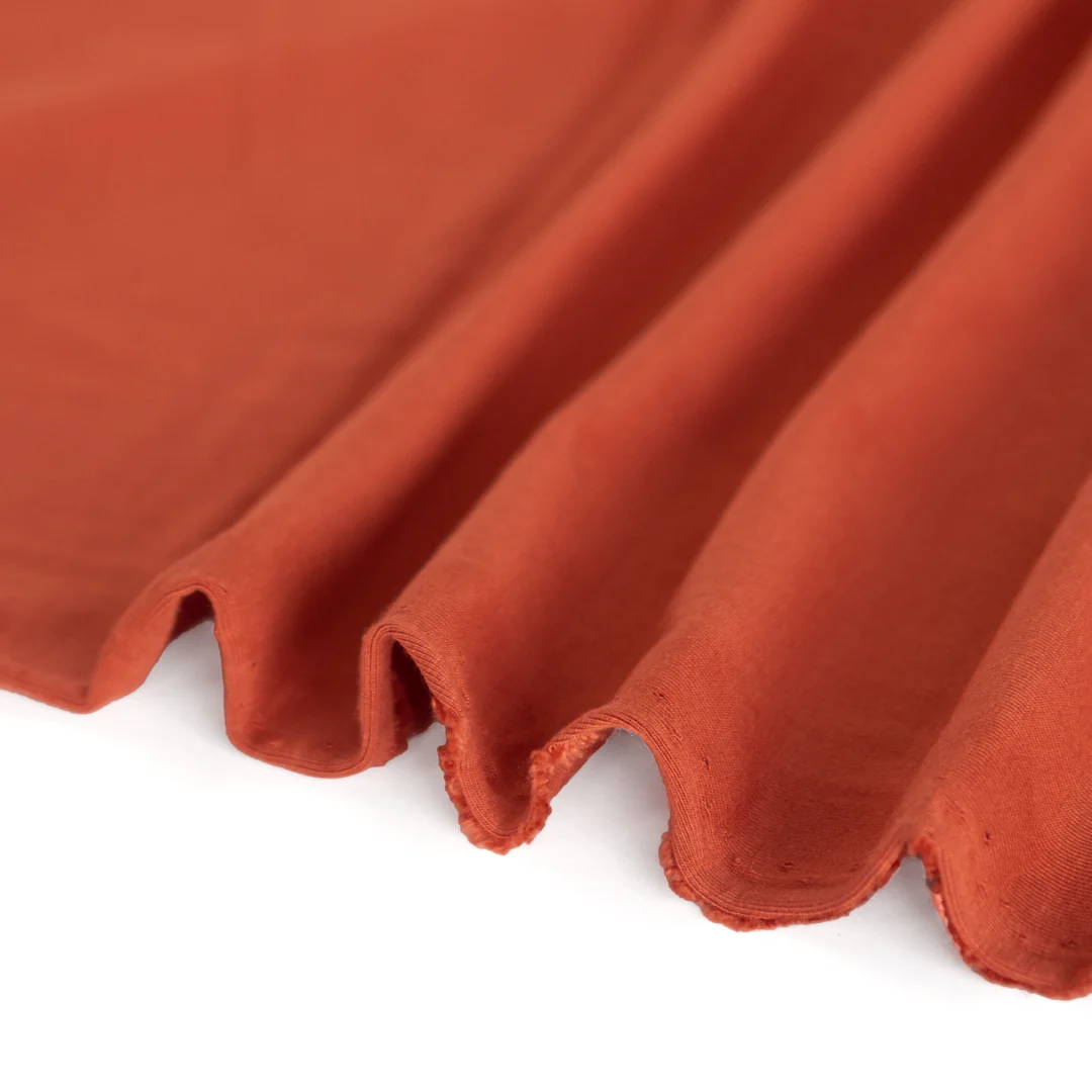 Bamboo Jersey Knit - Blood Orange - Image 3
