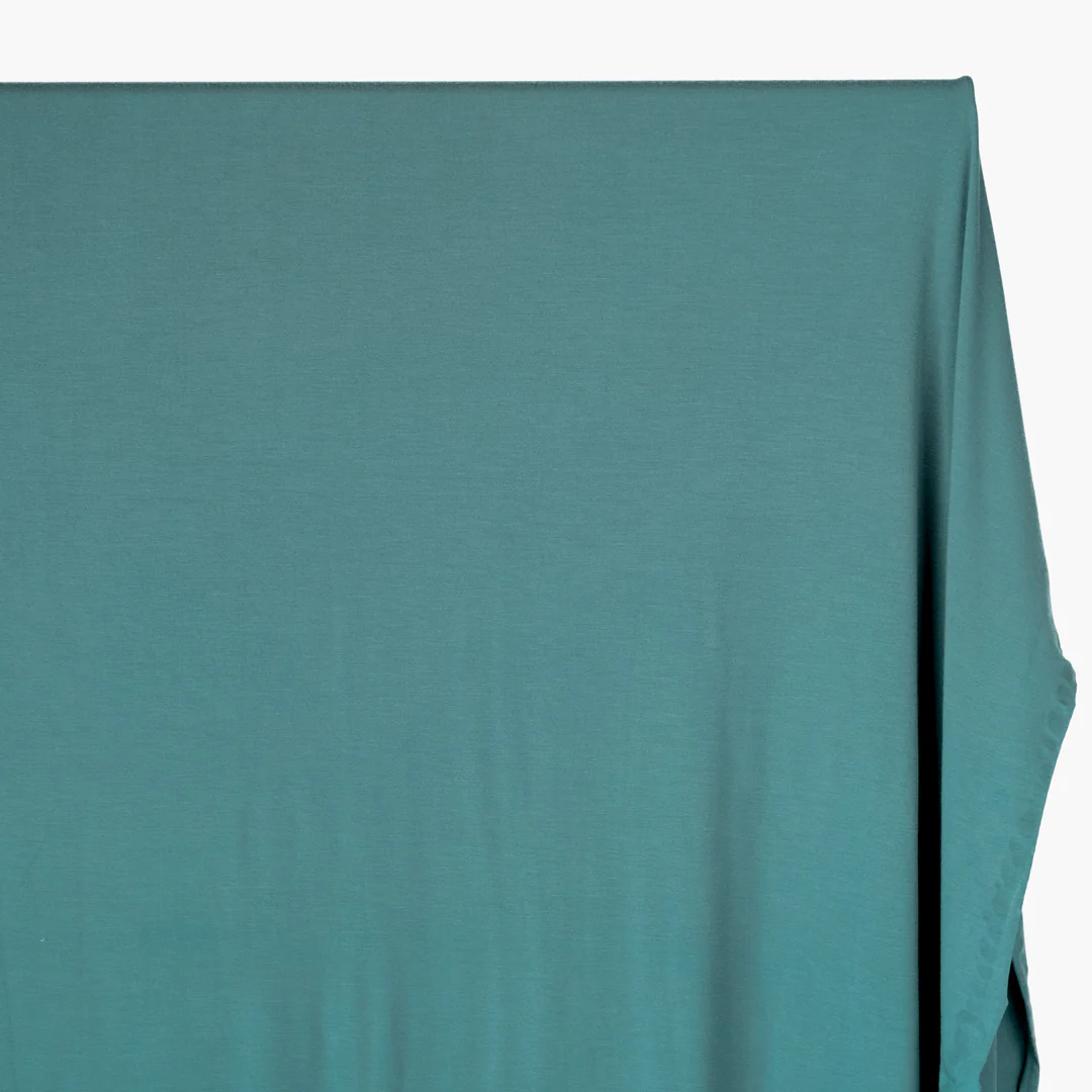 Bamboo Jersey Knit - Dusty Teal - Image 2