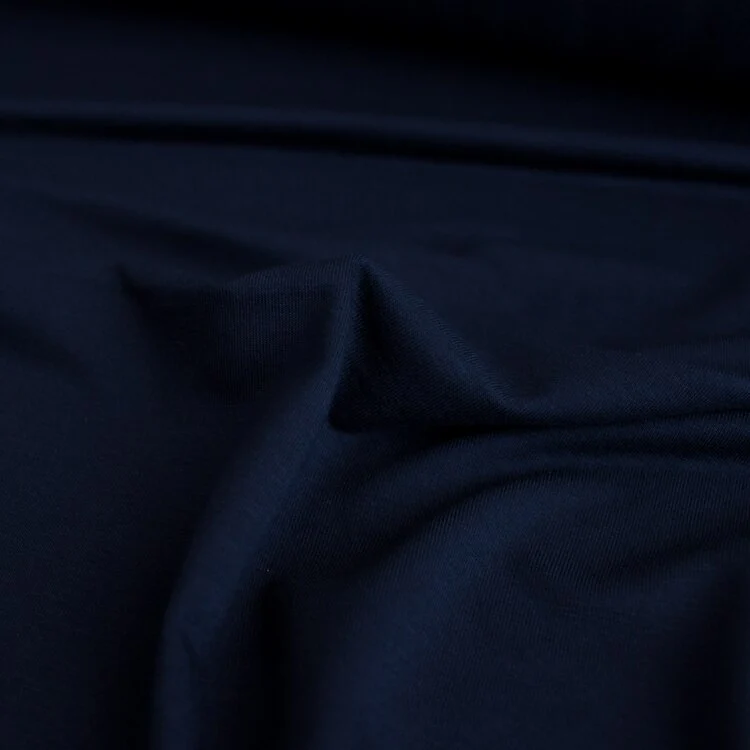 Bamboo Jersey Knit - Midnight Blue