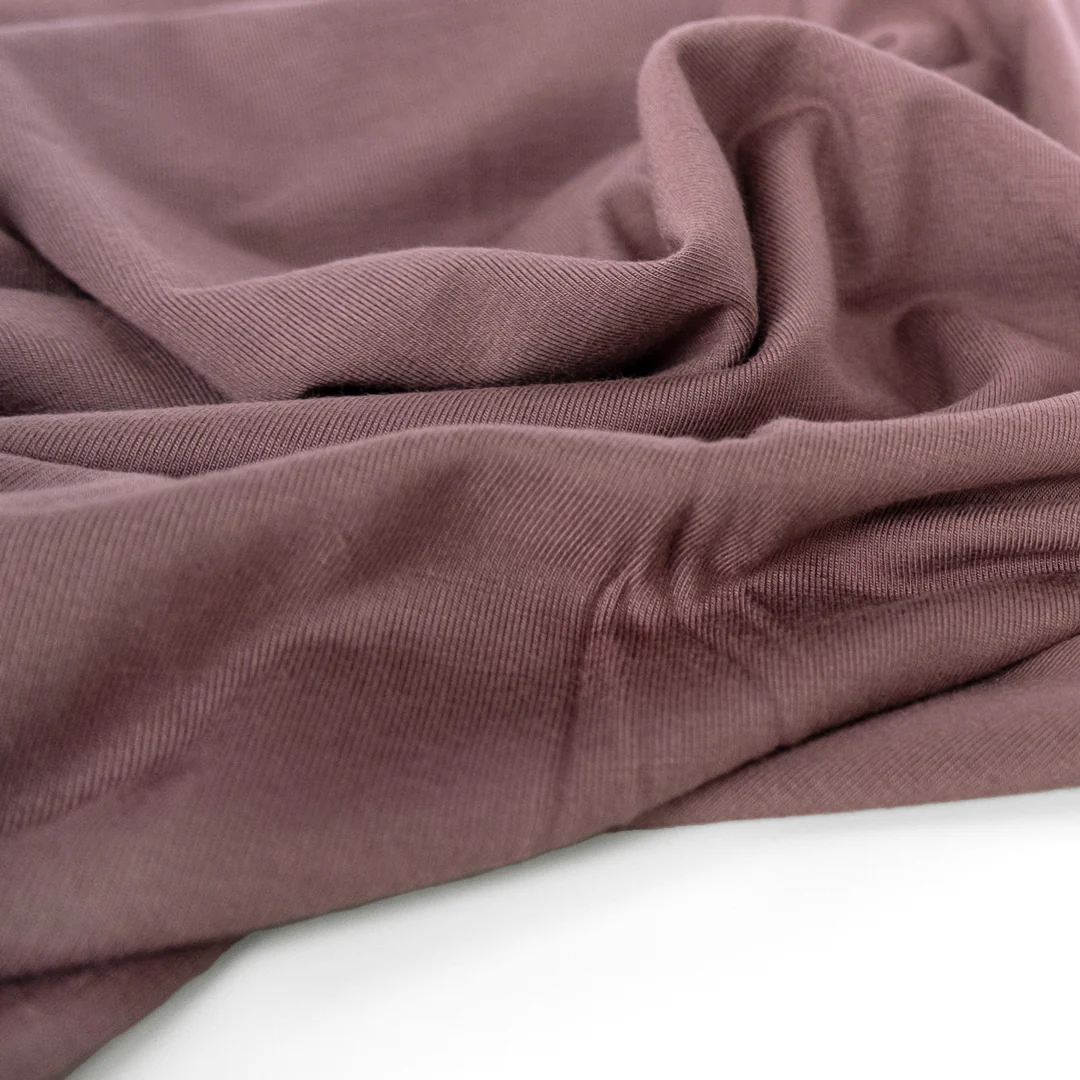 Bamboo Jersey Knit - Raisin - Image 3