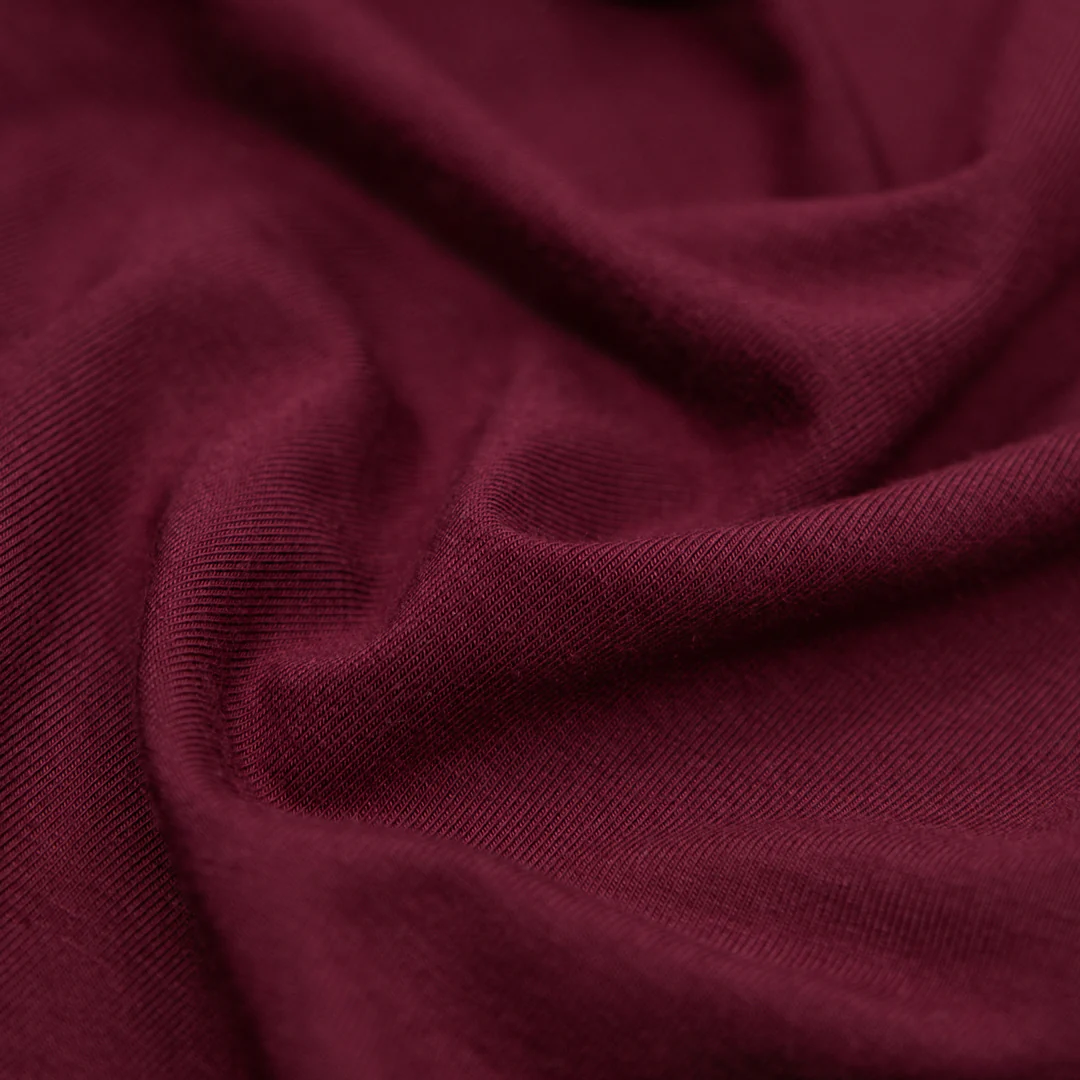 Bamboo Jersey Knit - Sangria