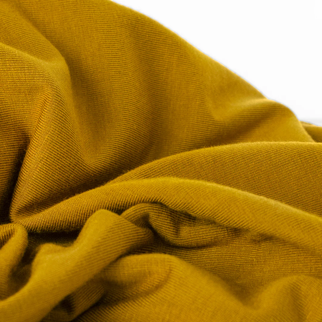 Bamboo Jersey Knit - Vintage Gold - Image 3