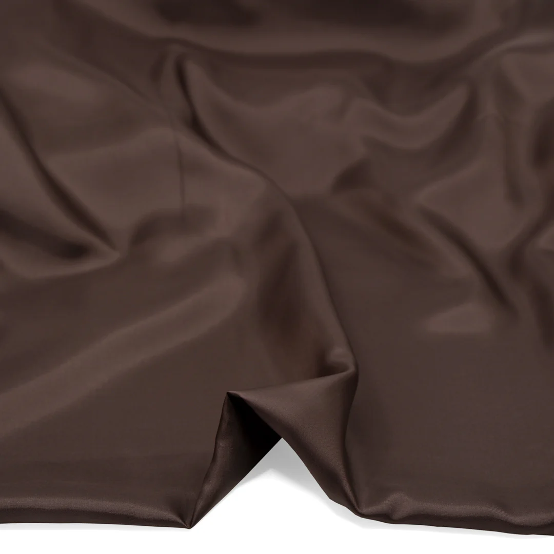 Bemberg Cupro Lining - Chocolate - Image 2