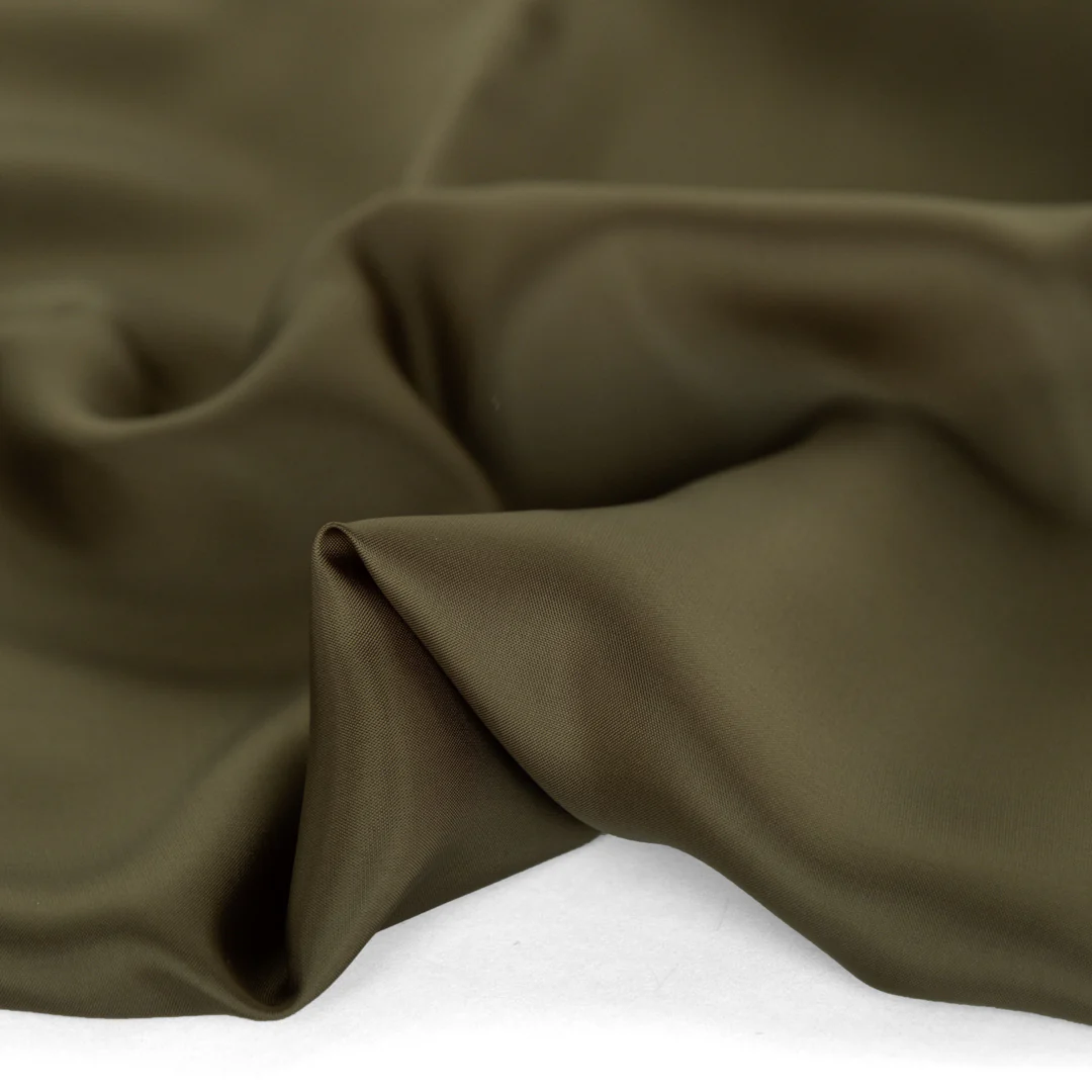 Bemberg Cupro Lining - Olive Drab