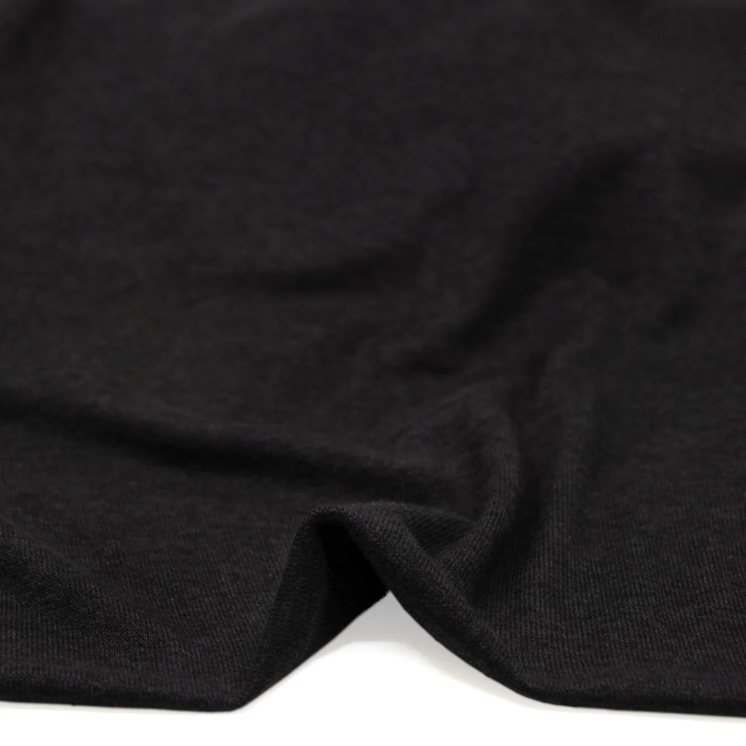 Bliss Lightweight Sweater Knit - Black - Image 2