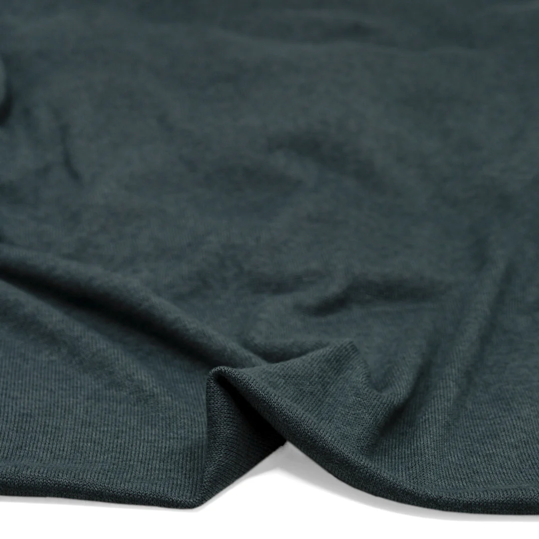 Bliss Lightweight Sweater Knit - Deep Teal - Image 2