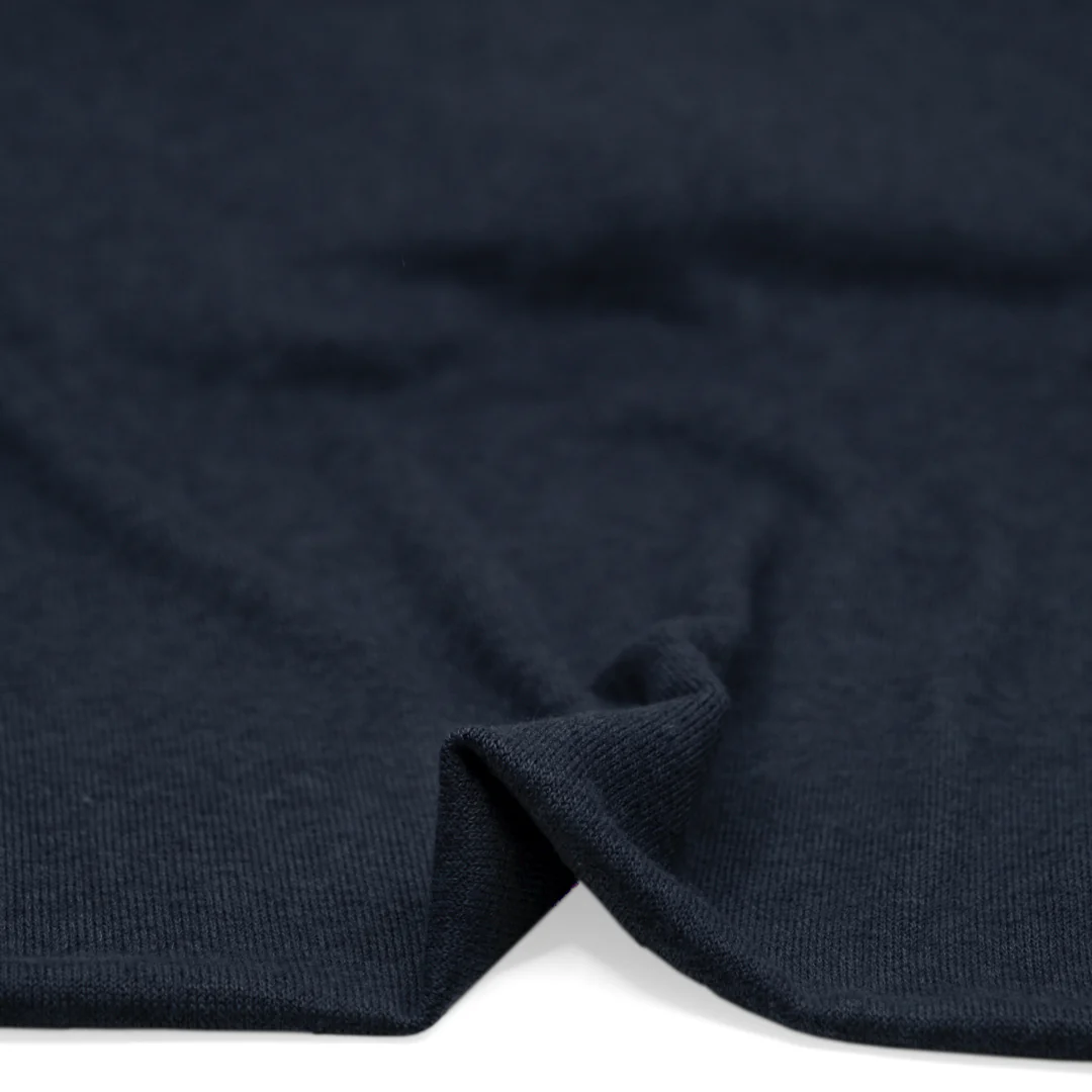 Bliss Lightweight Sweater Knit - Midnight Blue - Image 2