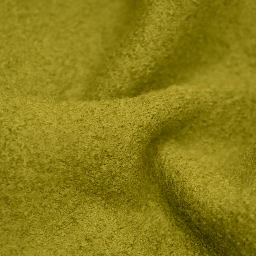 Boiled Wool Coating - Basil