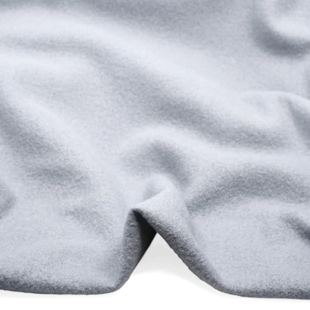 Boiled Wool Coating - Cloud - Image 2