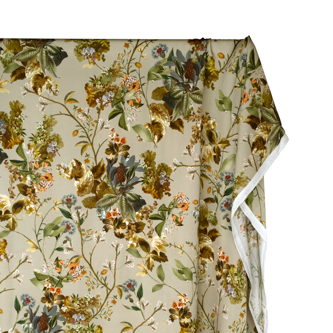 Botanist Viscose Satin - Pistachio - Image 3