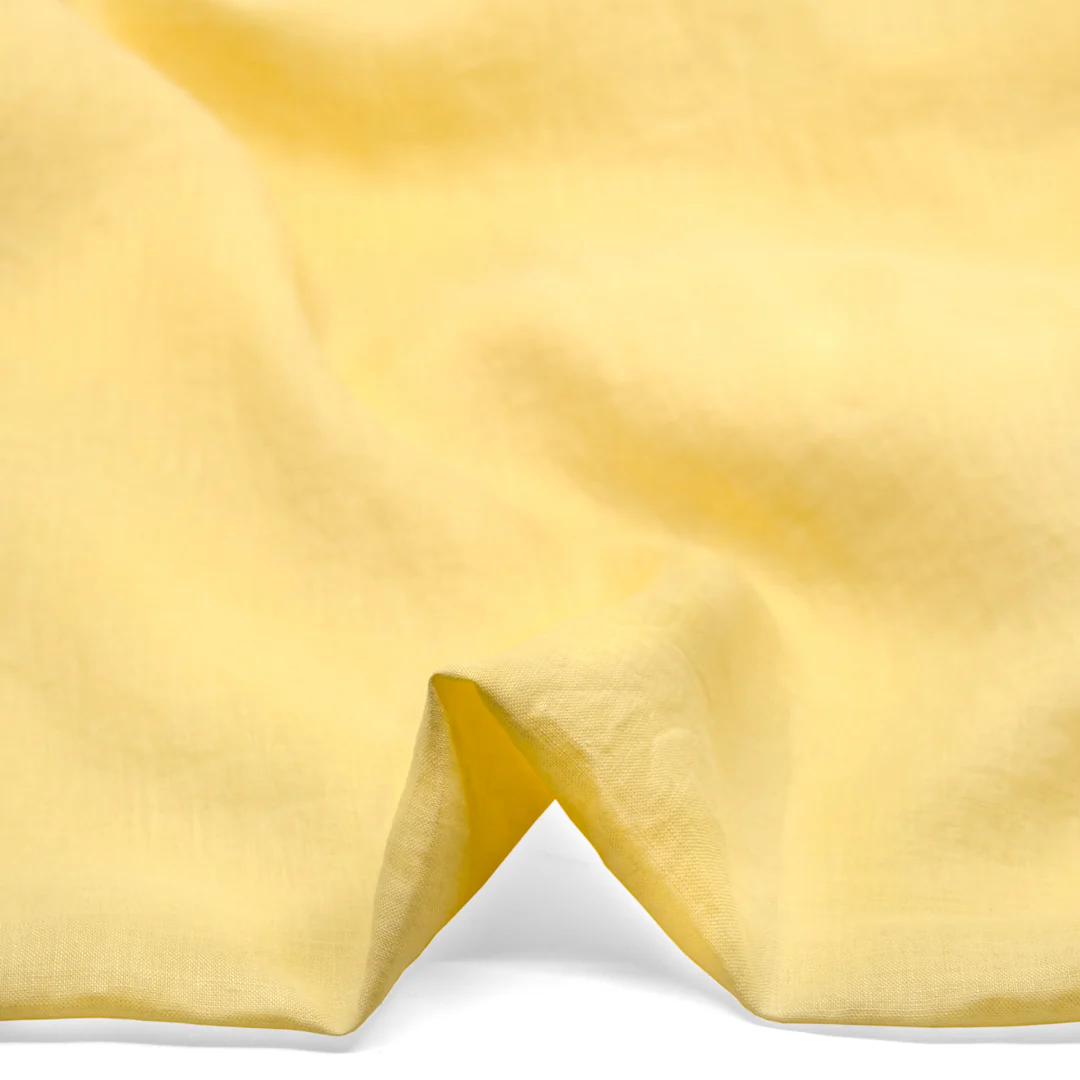 Breezy Lightweight Linen - Butter - Image 2