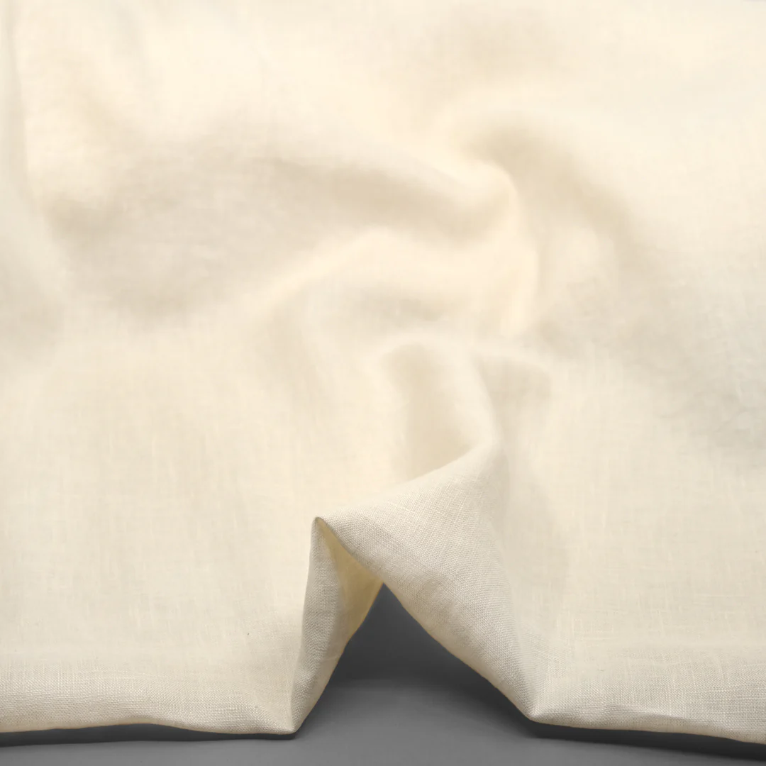 Breezy Lightweight Linen - Ivory - Image 2