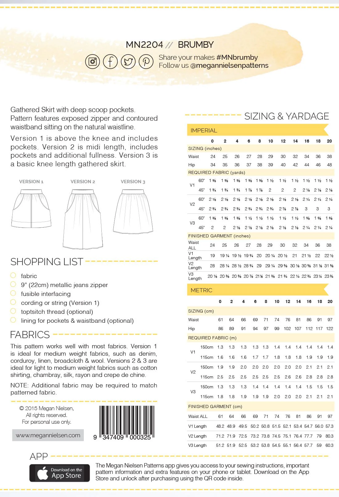 Brumby Skirt - Megan Nielsen - Image 5