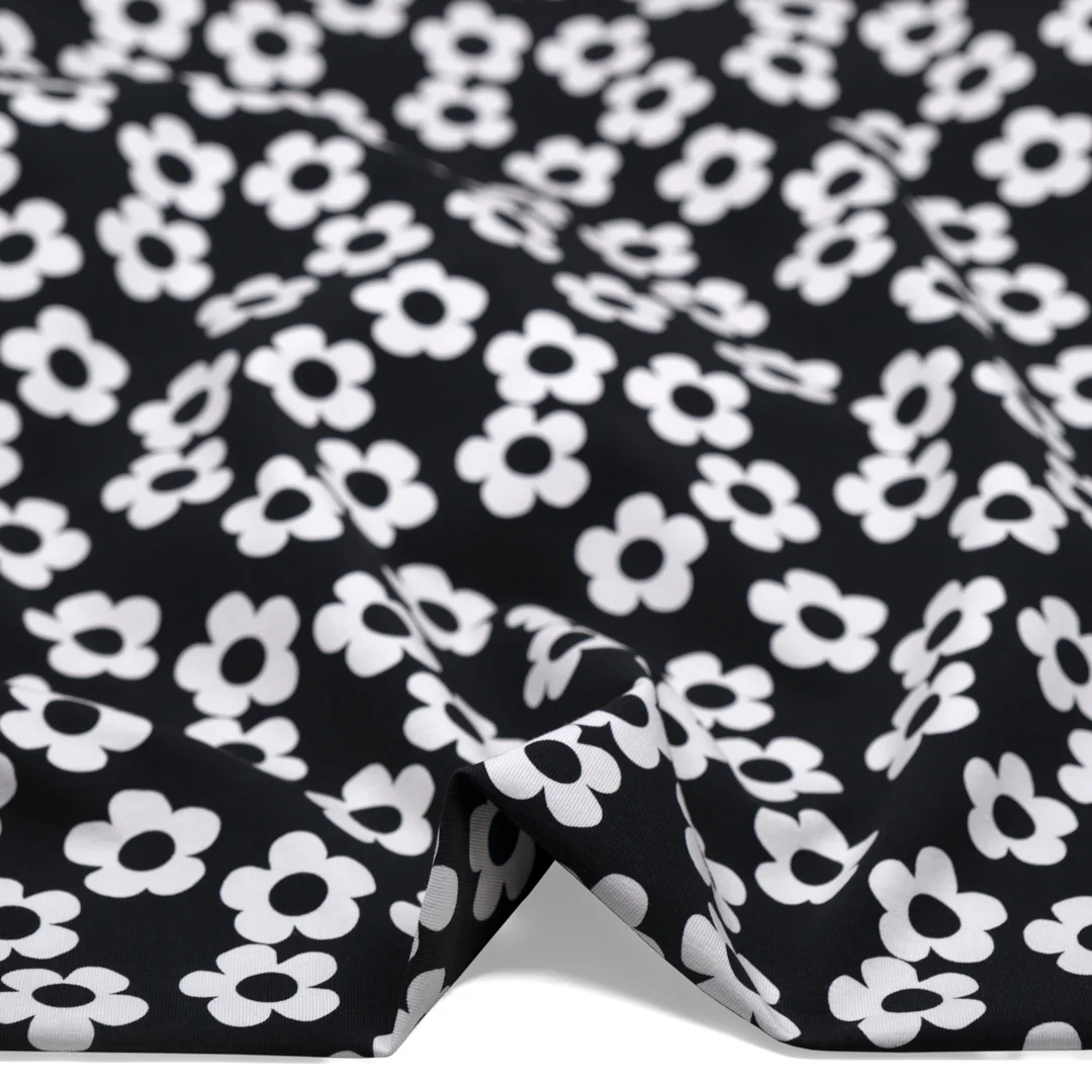 Buttercup Organic Cotton Jersey - Black - Image 2