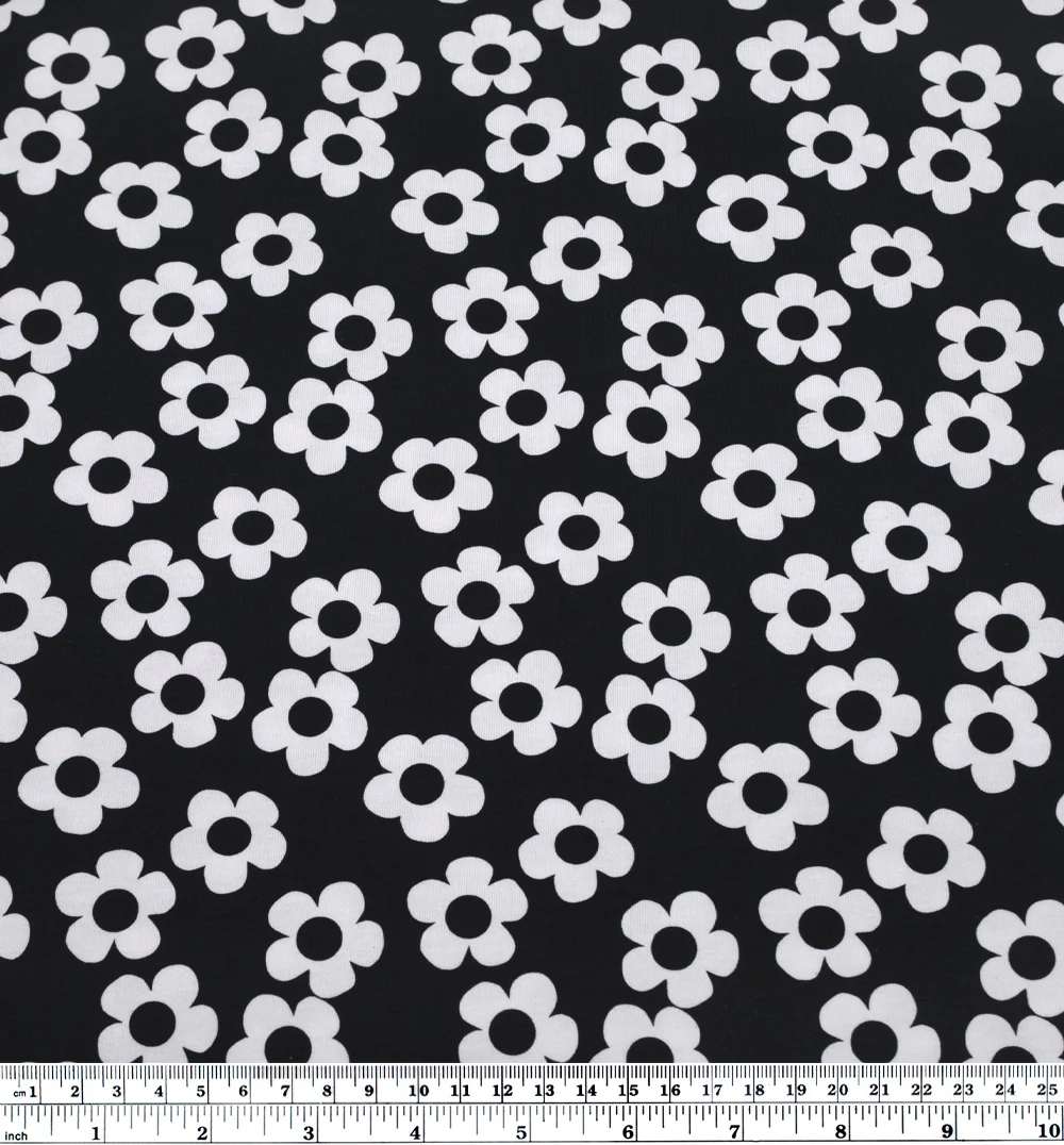 Buttercup Organic Cotton Jersey - Black - Image 3