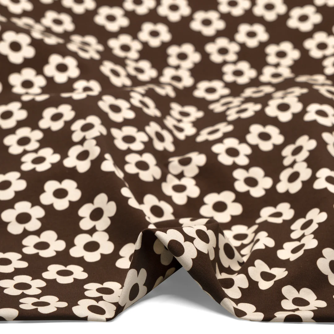 Buttercup Organic Cotton Jersey - Cocoa - Image 2