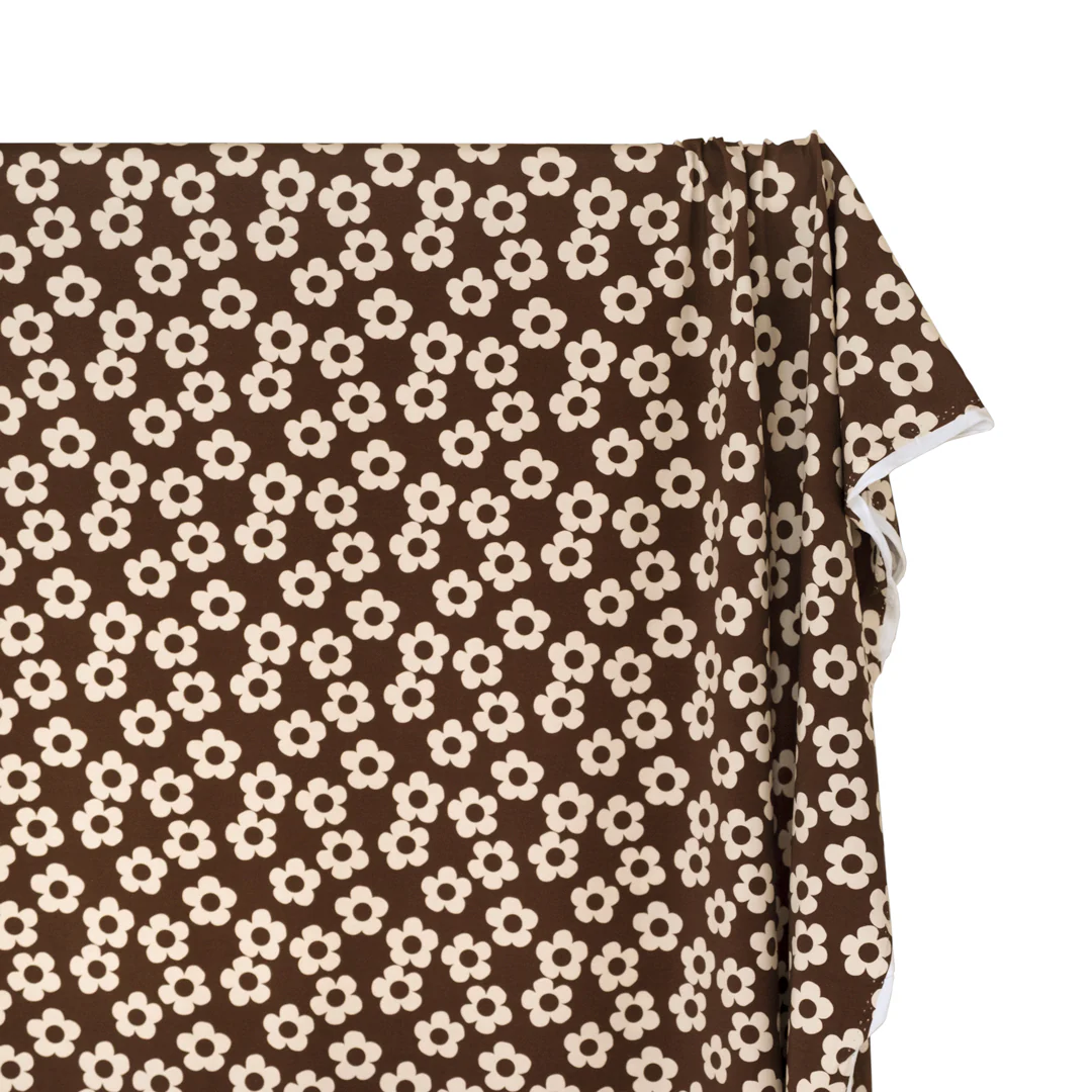Buttercup Organic Cotton Jersey - Cocoa - Image 4