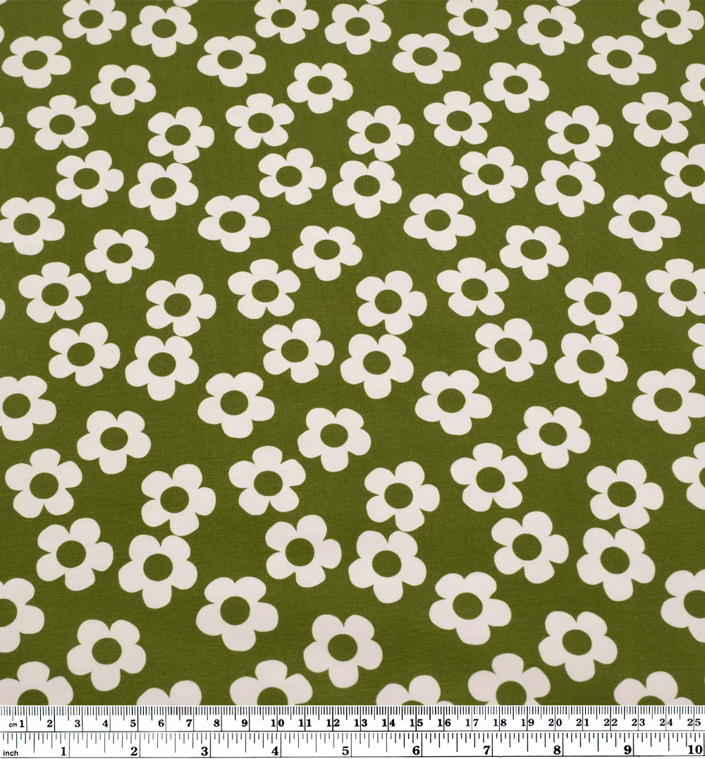 Buttercup Organic Cotton Jersey - Pickle - Image 3