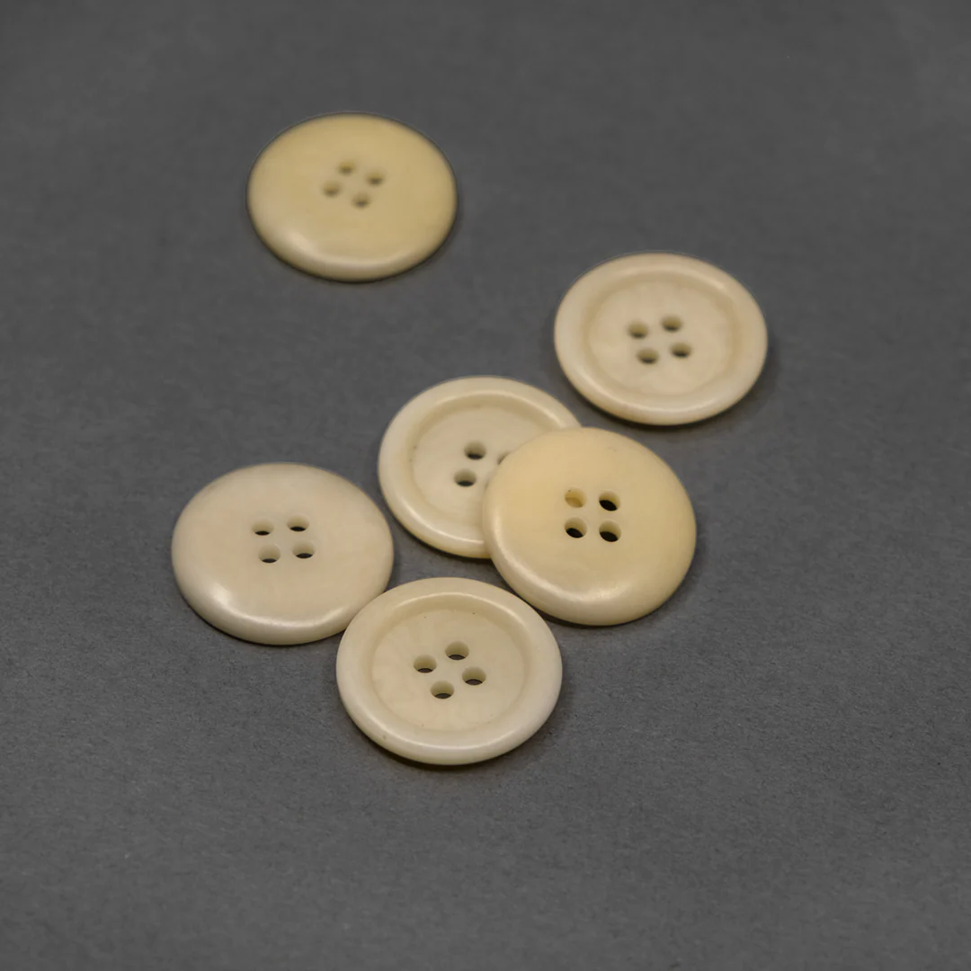 Buttermilk 23mm (15/16") Buttons - Set of 6
