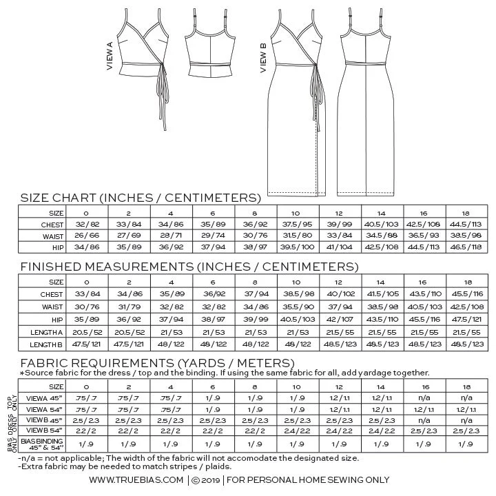 Calvin Wrap Dress & Top - True Bias - Image 5