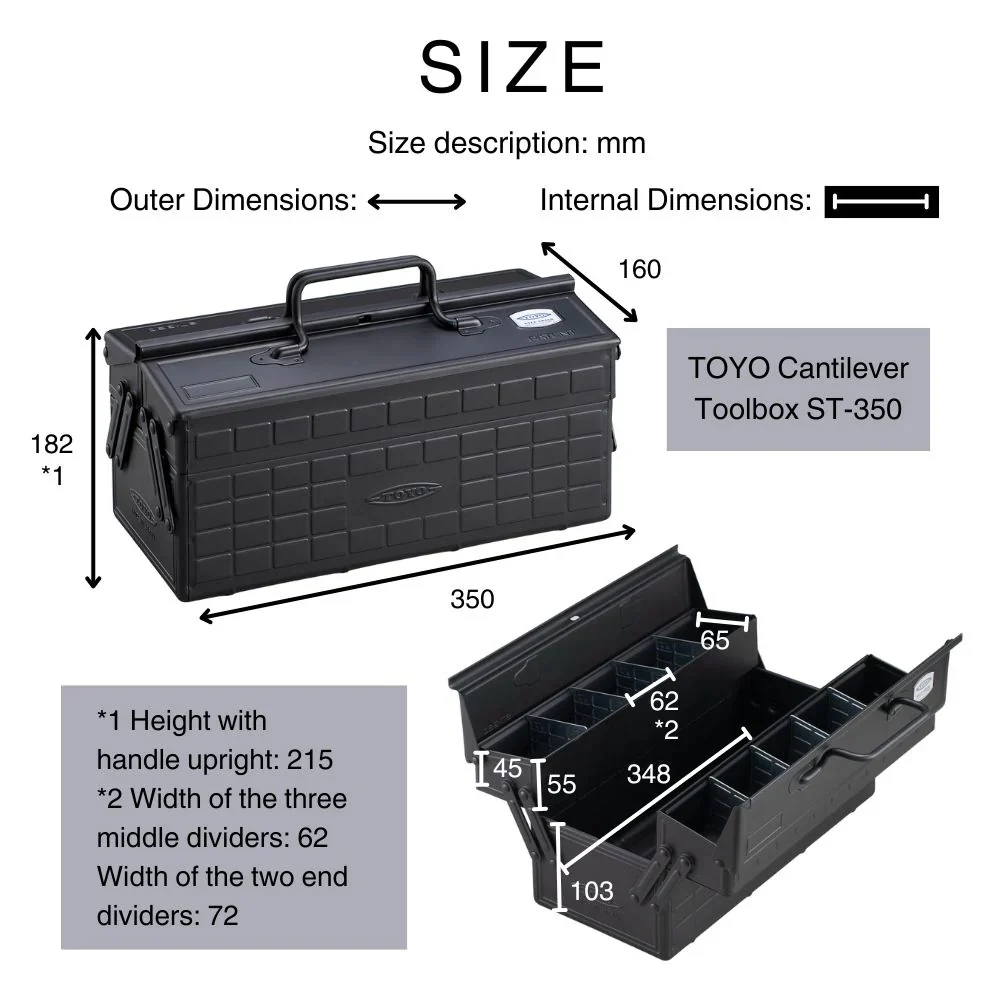 Cantilever Toolbox ST-350 - Toyo Steel - Image 5