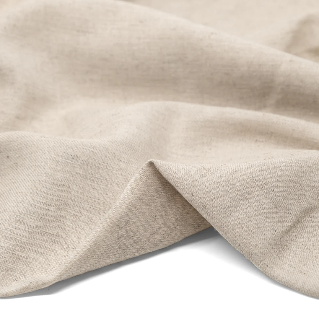 Carefree Cotton Linen Twill - Almond - Image 2