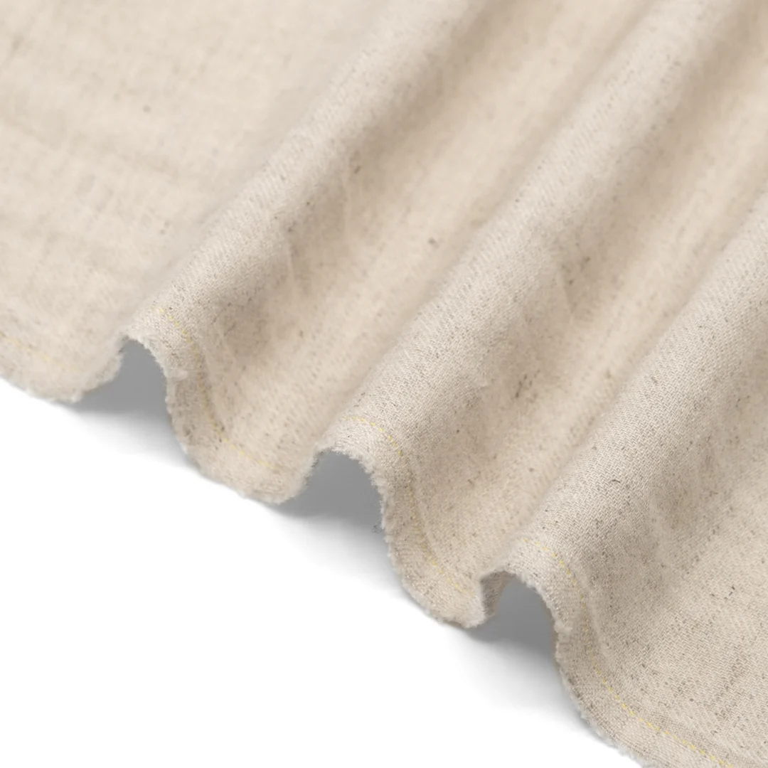 Carefree Cotton Linen Twill - Almond - Image 3