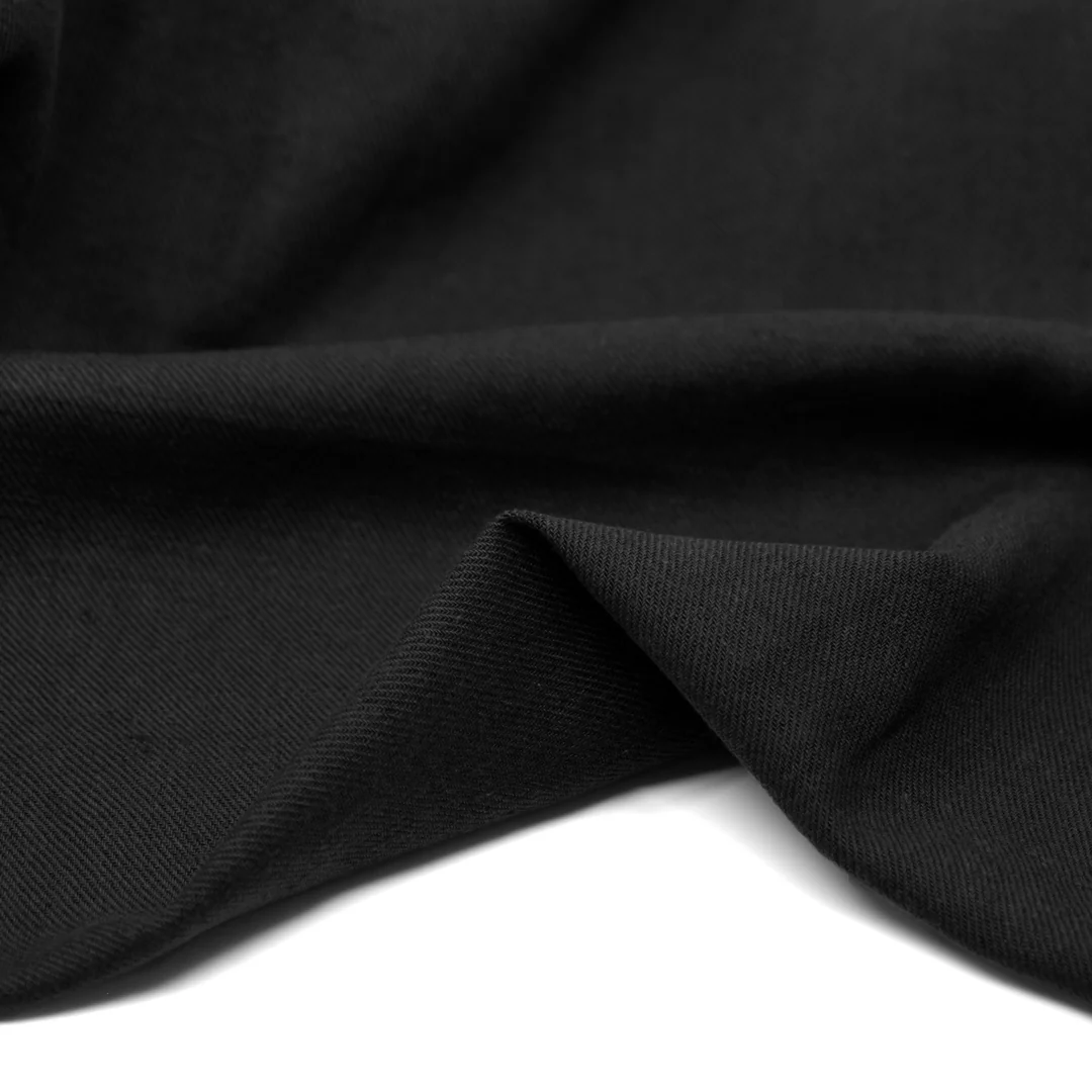 Carefree Cotton Linen Twill - Black - Image 2