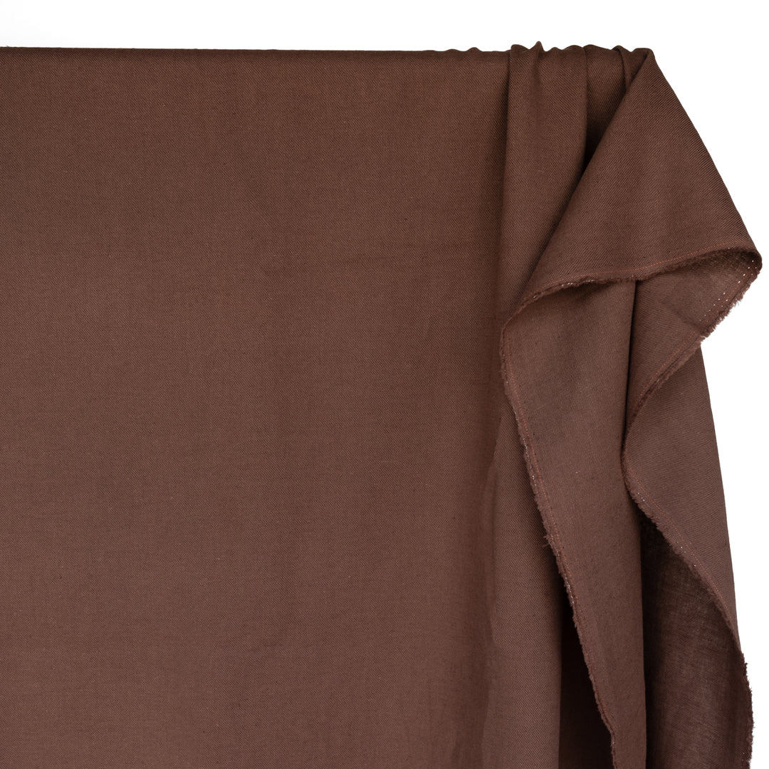 Carefree Cotton Linen Twill - Cocoa - Image 4