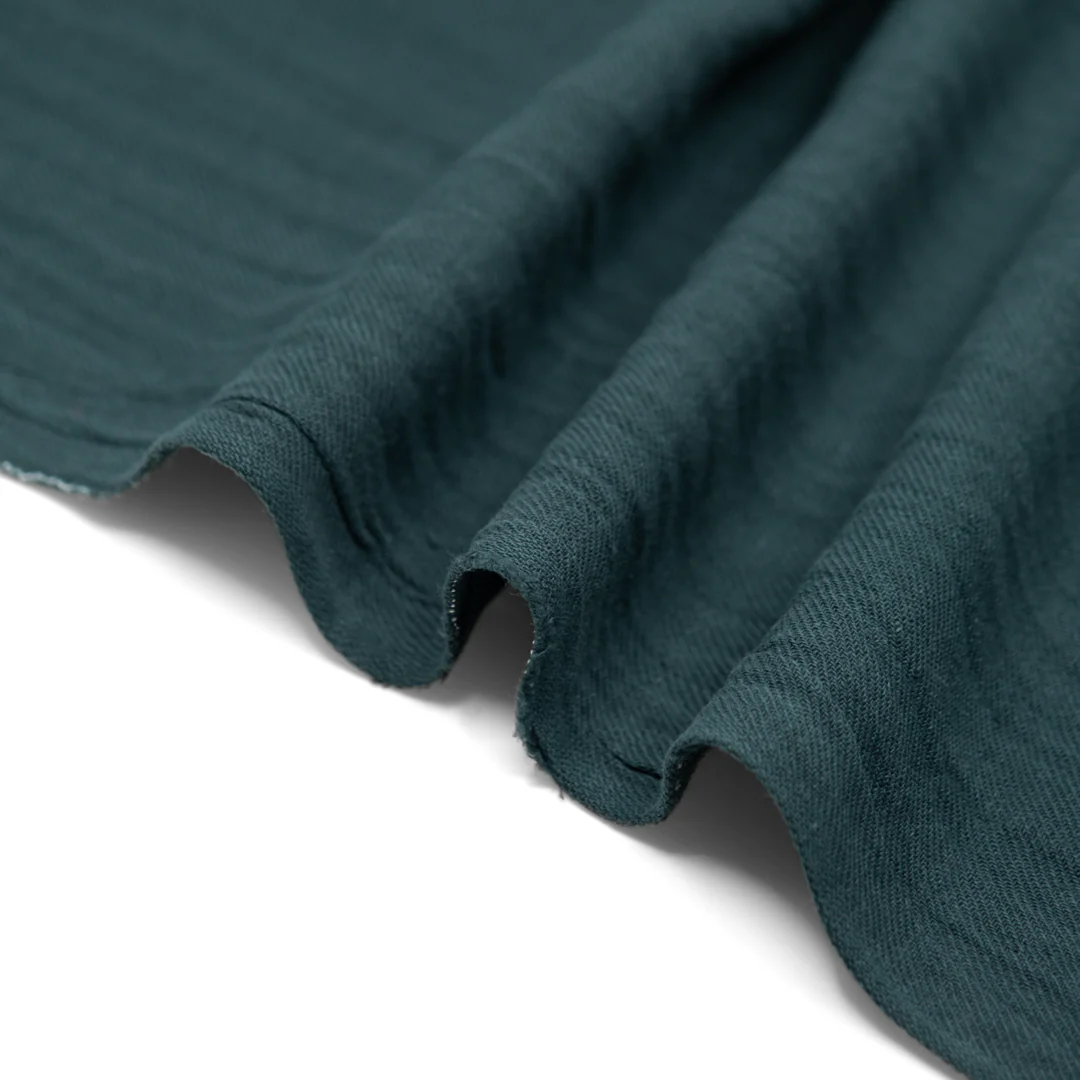 Carefree Cotton Linen Twill - Deep Teal - Image 3