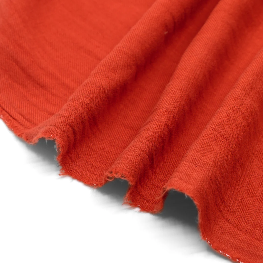 Carefree Cotton Linen Twill - Firecracker - Image 3