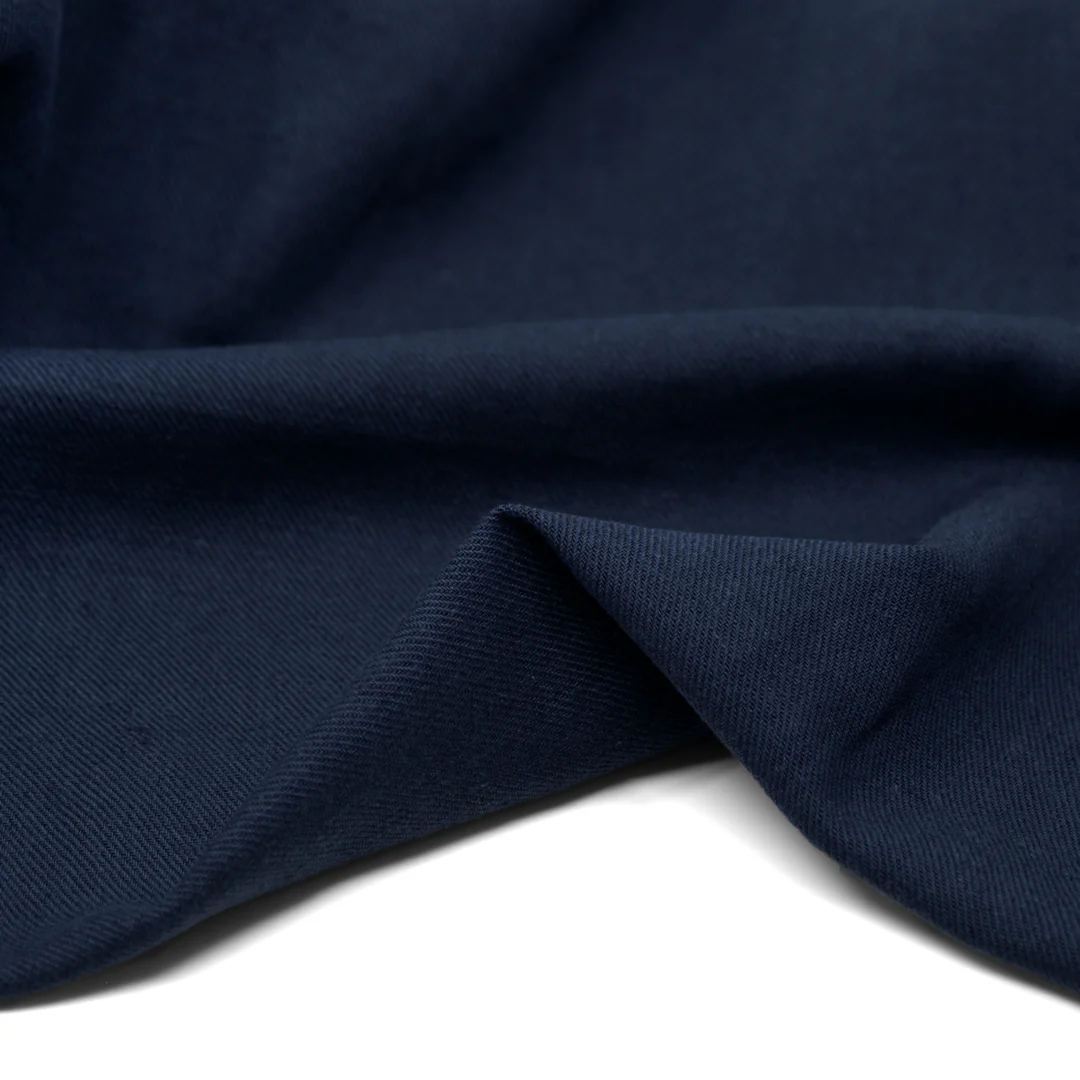 Carefree Cotton Linen Twill - Navy - Image 2