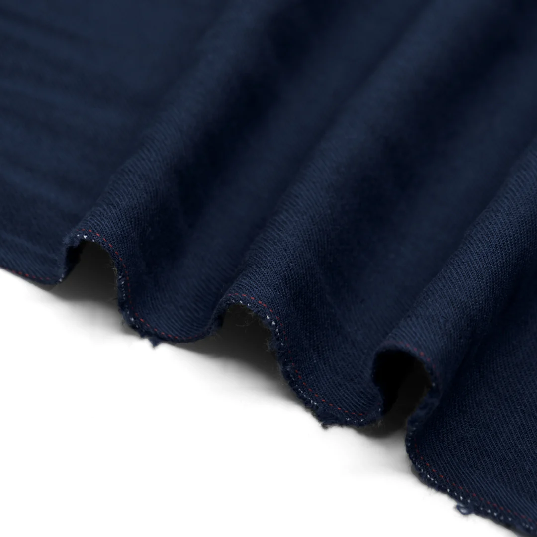 Carefree Cotton Linen Twill - Navy - Image 3