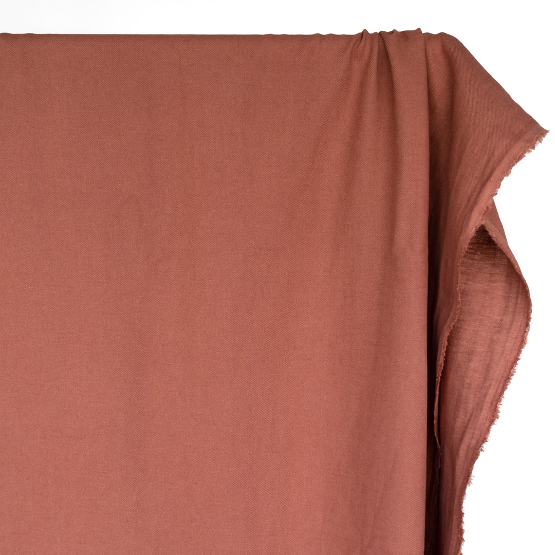 Carefree Cotton Linen Twill - Warm Clay - Image 4