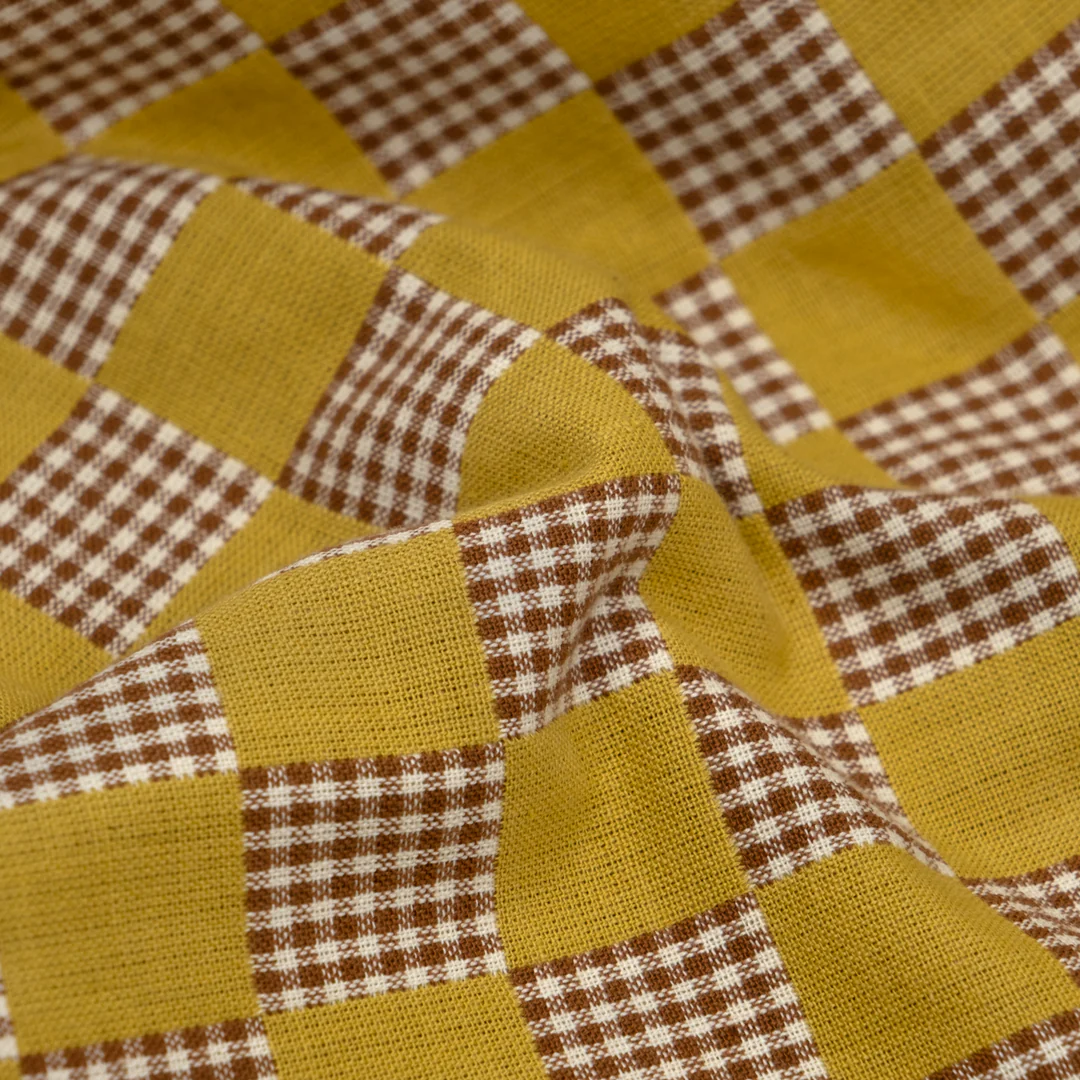 Checkers Cotton - Golden - Image 2