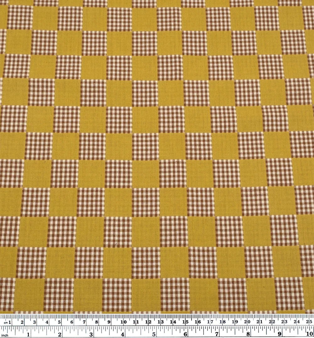 Checkers Cotton - Golden - Image 3